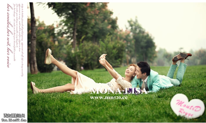 西安婚纱摄影蒙娜丽莎婚纱照