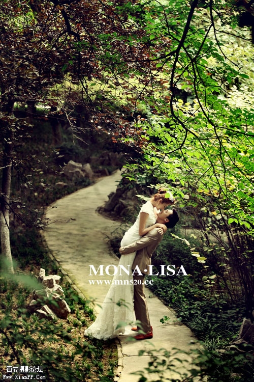 西安蒙娜丽莎婚纱摄影婚纱照