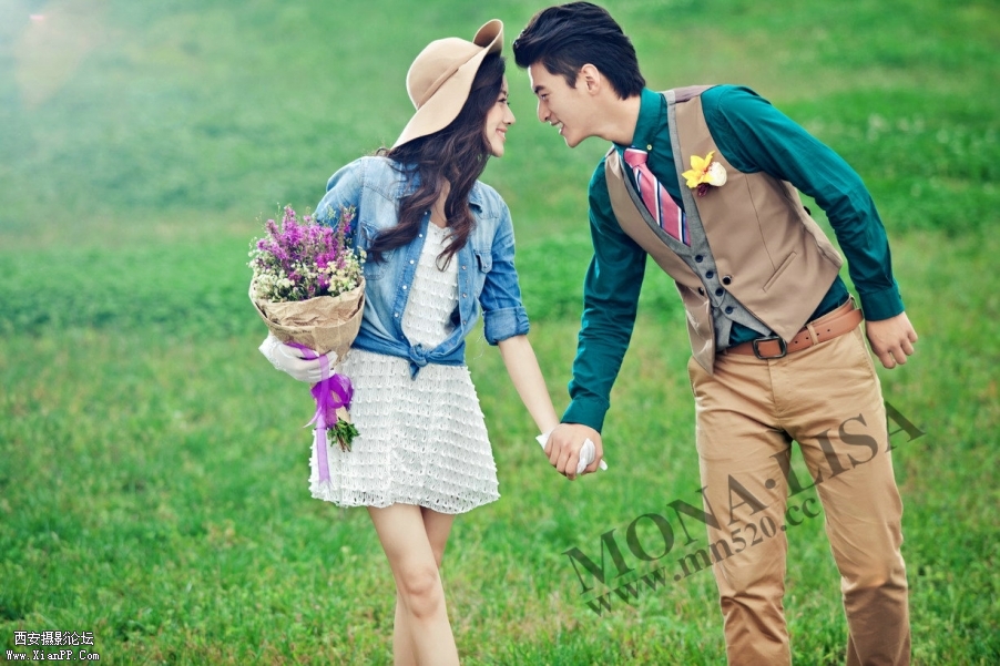 西安婚纱摄影蒙娜丽莎婚纱照