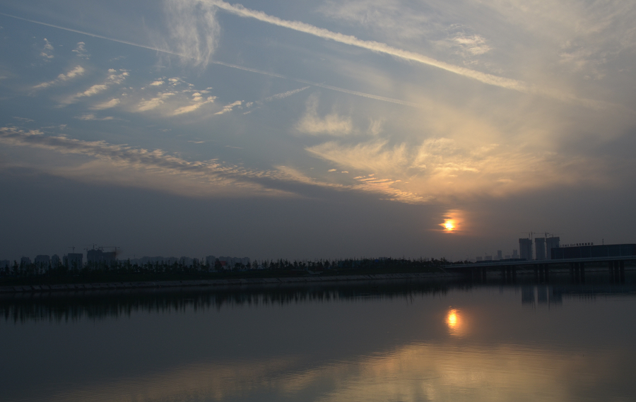 灞河日落.JPG