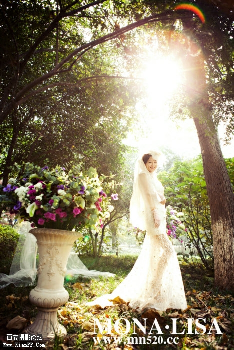 西安蒙娜丽莎婚纱摄影婚纱照
