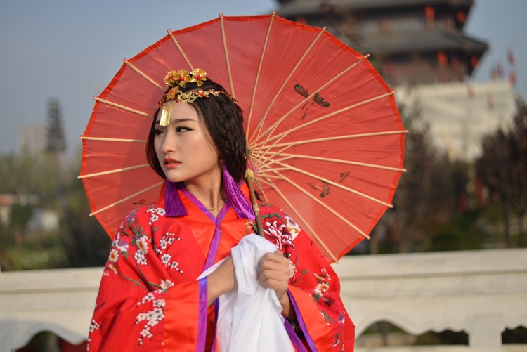 古风雅韵靓丽模特