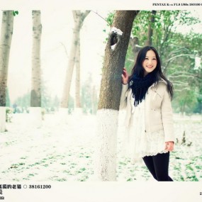 【2011-1-2】  冻着拍美女！美女被冻着拍！