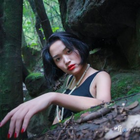 苍龙峡景区人像