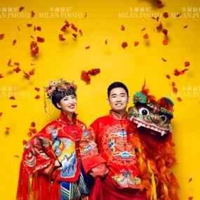 #西安米兰婚纱摄影#婚礼当天跟拍如何选景