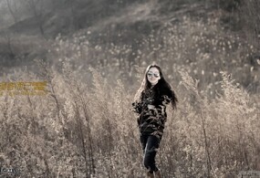 上山“打”美女【HDR】