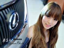 Lexus夜摄撩人之靓丽车模