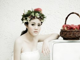 大众版的婚纱写真照片