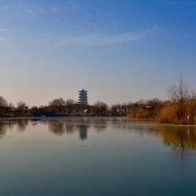 西安世博园冬景