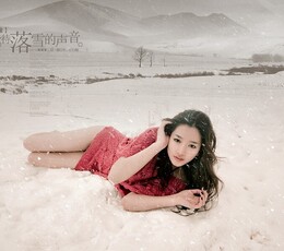 “我在等待落雪的声音”-我一直在等待，等待漫天飞舞的雪，那是你踏雪而来的声音，是