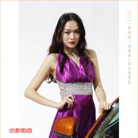 优雅娇美的西安汽车模特