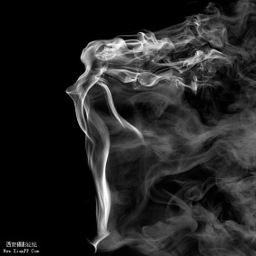 不可思议的美丽烟雾创作