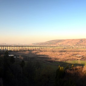初冬的浐河川道