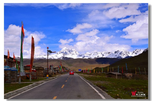 川西：塔公草原的的云