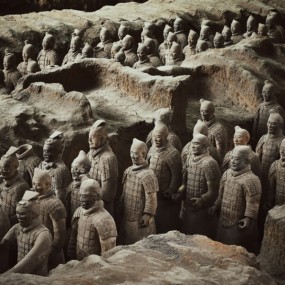 也拍秦俑~留下点念想吧