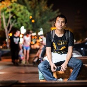 大唐通易坊夜景人像教学活动