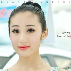 美丽的学生车模