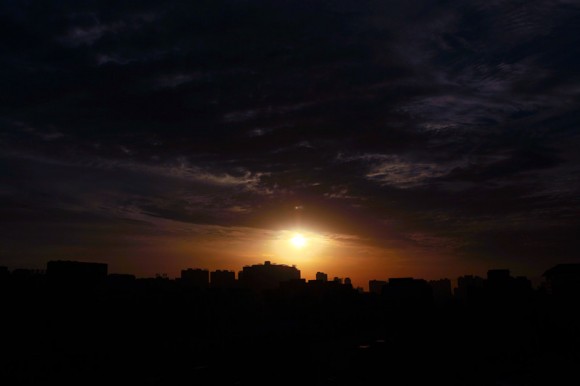 最近几天西安的早上与旁晚