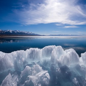 再到赛里木湖看冰