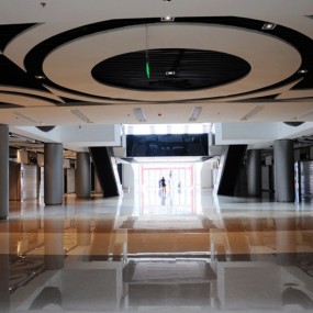 西安华南城的建筑曲线美