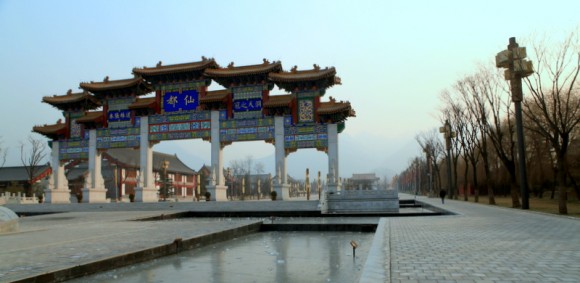 老袁习作：‘冬日楼观’