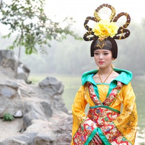 兴庆宫人像习拍