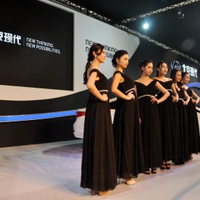 西安5.1车展拍车模纪实