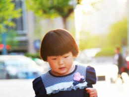 我家宝贝玩街拍