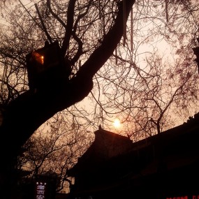 回民街也有安静——手机摄影