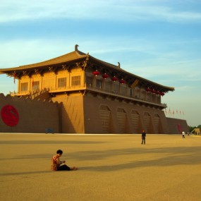 大明宫公园随拍---夕阳