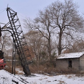 余下火车站拍雪景