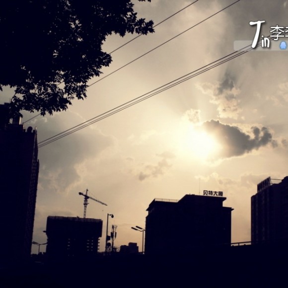 东南二环夕阳