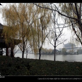 《大唐芙蓉园外拍》之【晚秋墨色】