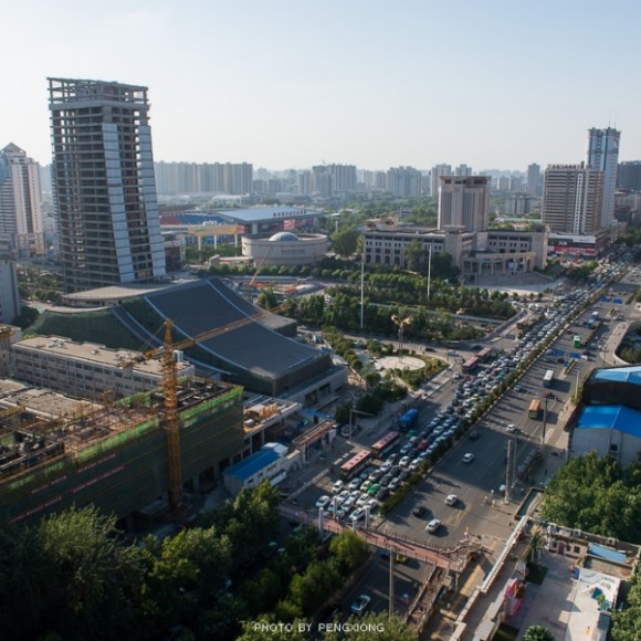 《长安路立交夜景》