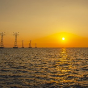 深圳福永拍夕阳