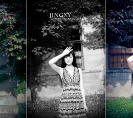 植物园外拍...萱萱