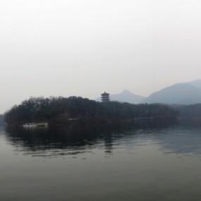 卡片机拍汉中南湖