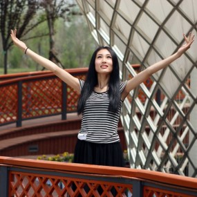 世园会摄影比赛参赛作品——我和世园会有个拥抱！