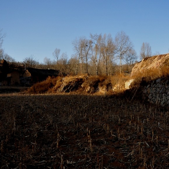 关中山区的冬景