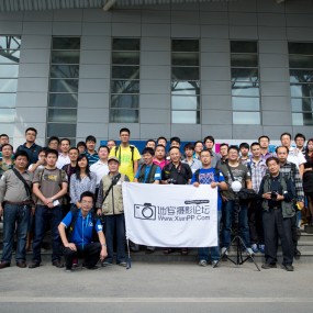 2013-10-1 车展活动合影