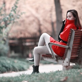 初冬人像.西安女孩--吴玲