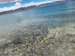 纳木措“天空的眼泪” 宁静，浩瀚，圣洁，水天相融，浑然一体