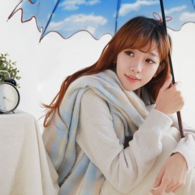 带一把蓝天白云