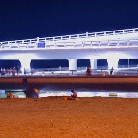 厦门演武大桥夜景(漓江秋雨摄)