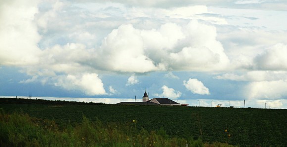列车上看到的美景——