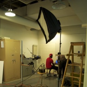 一个棚拍工作室