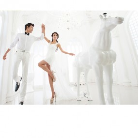 西安米娜摄影3D拉菲香草庄园实景拍摄！