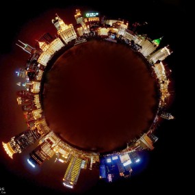 外滩夜景（球面）