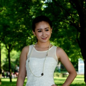 唐延路上的小美女