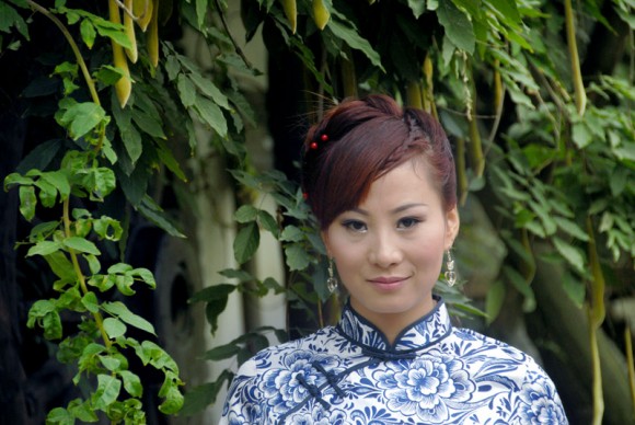 【青花瓷旗袍MM】外怕人像习作